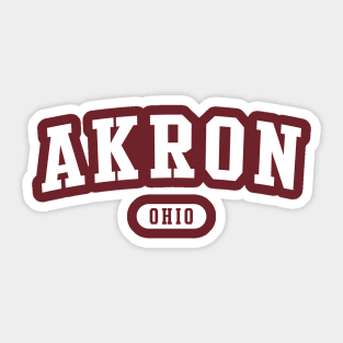 Akron, Ohio Sticker